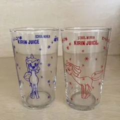 昭和レトロ KIRIN JUICE キリンジュース コップ ユニコーンのサムネイル