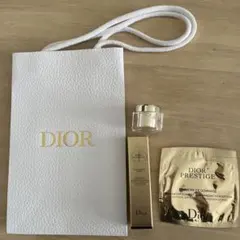 ディオールプレステージサンプル　ローション＆クリーム＆ゴマージュ