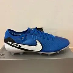 27cm ナイキ レジェンド10 エリート FG サッカースパイク 天然芝 青