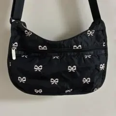 レスポートサック リボン刺繍 ショルダーバッグ