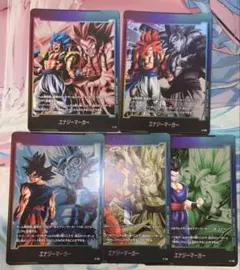 DBフュージョンワールド エナジーマーカー 第9弾 5種コンプ 悟空 