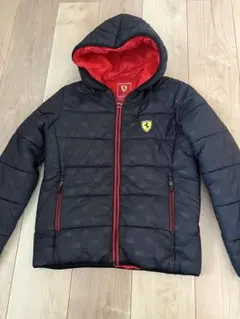 Ferrari Scuderia ジュニア中綿フードダウンジャケット9y