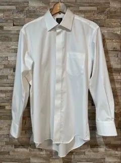 BRICK HOUSE ホワイト長袖ドレスシャツビジネスシャツLサイズ綿100%