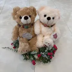 クマのぬいぐるみ2体セット