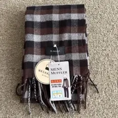 B.design メンズ　マフラー チェック柄　新品