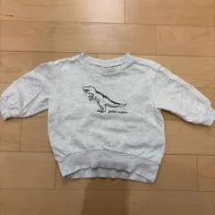 petit main 恐竜刺繍トレーナー 80cm