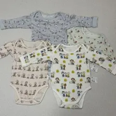 【ユニクロ】スヌーピー ボディスーツ ロンパース　4枚セット80