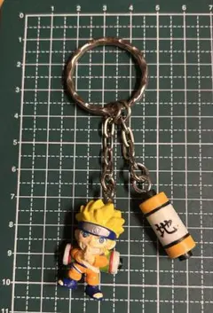 NARUTO 初期プライズ品 ツインキーホルダー ナルト