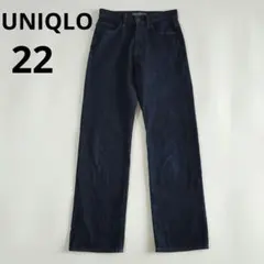 25年モデル ユニクロ × JWA コラボ レディース ストレートジーンズ 濃紺