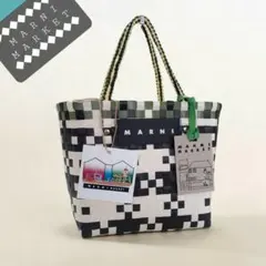 MARNI MARKET かごバッグ 猫モチーフ - メルカリ
