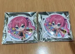 AMPTAKxCOLORS❗️けちゃ缶バッジ　2個セット‼️デフォ❗️