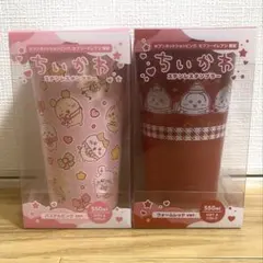 ちいかわ セブンイレブン限定 ステンレスタンブラー 550ml ピンク レッド