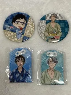 ユーリ!!! on ICE 六角形 缶バッジ 勝生勇利 ヴィクトル - メルカリ