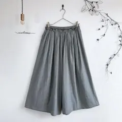 11M127【サマンサモスモス】(F)ワイドパンツ スカーチョ 千鳥格子 良品