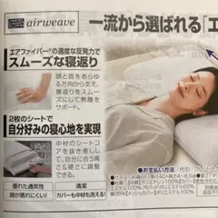 エアウィーヴ　コンフォートピロー　ジャパネットオリジナル　新品　未使用　枕
