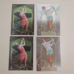 渋野日向子 EPOCH JLPGA トレーディングカード 4枚セット