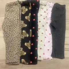 90センチ　レギンスセット　子供服　まとめ売り　6本