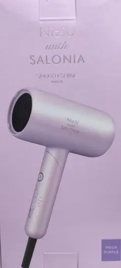 SALONIA NiziU スムースシャインドライヤー プリズムパープル - メルカリ