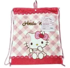 Sanrio サンリオ　キティ　キティちゃん　ナップサック　バッグ　カバンのサムネイル