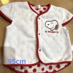 Snoopy スリーパー　 フリースベスト ホワイト
