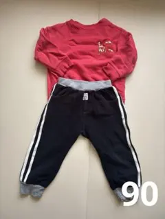 カーズ　セット　トレーナー　パンツ　90