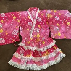 Ribbon Couleur 花柄浴衣ドレス 110