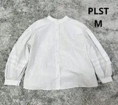PLST プラステ レイヤードスリーブブラウス ホワイト M - メルカリ
