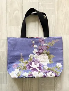 帯リメイク トートバッグ ハンドメイド ハンドバッグ 和柄 古典柄