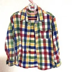 ミキハウス長袖シャツ110 男女兼用