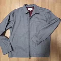 グレー チェック柄内側 カジュアルジャケット