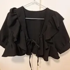 GRL フリルボレロ ブラック F