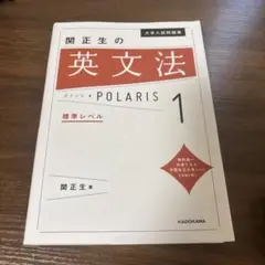 大学入試問題集 関正生の英文法ポラリス 1 標準レベル