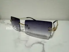 リムレスサングラス