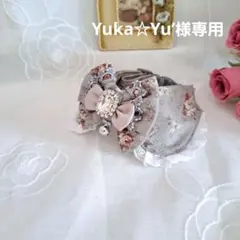 Yuka☆Yu’様専用、グレー②(ローズ)わんちゃん猫ちゃん用襟つき首輪