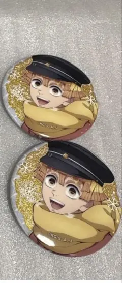 鬼滅の刃 我妻善逸 AGF2025 early winter 缶バッジ