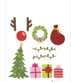 新品カッティングダイ【クリスマス ソリ】ダイカット/アルバムクラフト