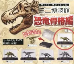 トリケラトプス　フィギュア　ミニ博物館　恐竜骨格編　カプセルトイ　エポックのサムネイル