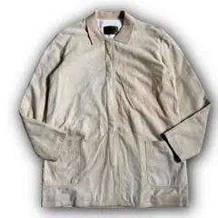 00s LOEWE Suede Coat Beige Spain Made 40のサムネイル