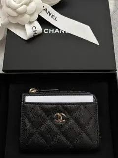 【CHANEL】シャネル クラシック ジップカードケース フラグメントケース