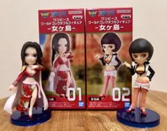 ワンピース ワーコレ 女ヶ島 ハンコック シャクヤ2体セット 美品のサムネイル