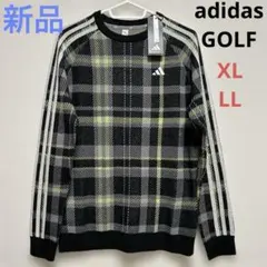 アディダスゴルフ　新品　レディース　セーター　タータンチェック　XL LL