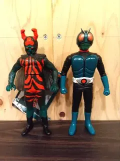 ソフビ 仮面ライダー旧1号 蜘蛛男 タグ付き レアセット