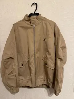 【KANGOL】 ベージュ ジップアップジャケット