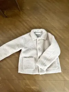 sm2rhythm ベージュ ボアジャケット