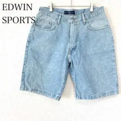 EDWIN エドウィン デニムハーフパンツ ブルー 34 カジュアル