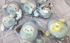 ［6個セット］サンリオ 動物着ぐるみマスコット サメさん