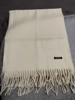 COMME CA ISM アイボリー マフラー