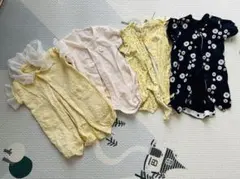 ロンパース・カバーオール4点セット60〜70cm