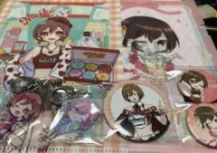 MEIKO ミニクリアファイル アクリルキーホルダー 缶バッジ