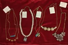 イミテーションネックレスセット 5本